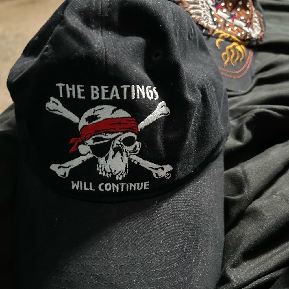 Last Chance Donating next week. NWOT hat. Back says “Until morale improves”